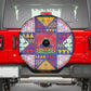 Haiti Christmas Spare Tire Cover Patchwork Style