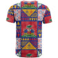 Haiti Christmas T shirt Patchwork Style