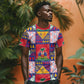 Haiti Christmas T shirt Patchwork Style