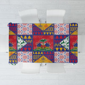 Haiti Christmas Tablecloth Patchwork Style