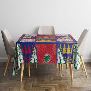 Haiti Christmas Tablecloth Patchwork Style