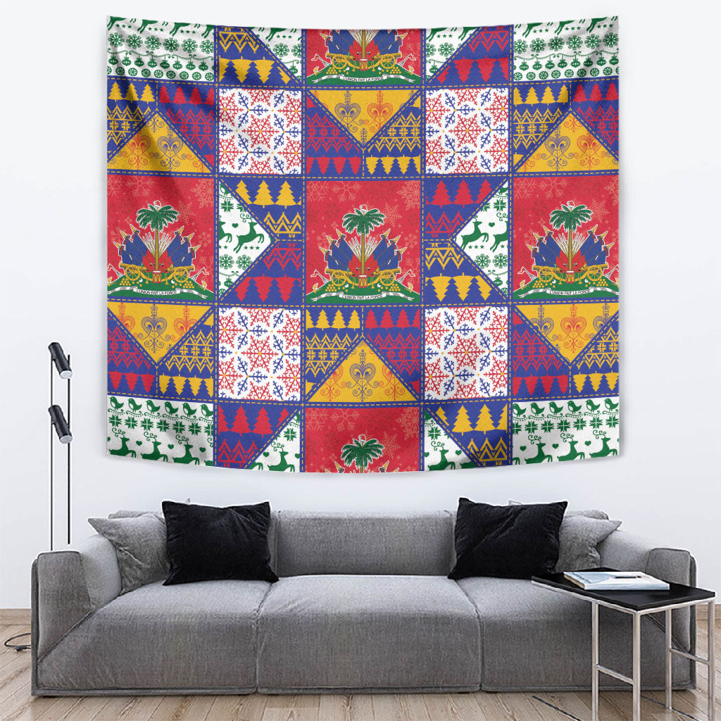 Haiti Christmas Tapestry Patchwork Style