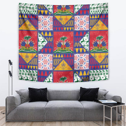 Haiti Christmas Tapestry Patchwork Style