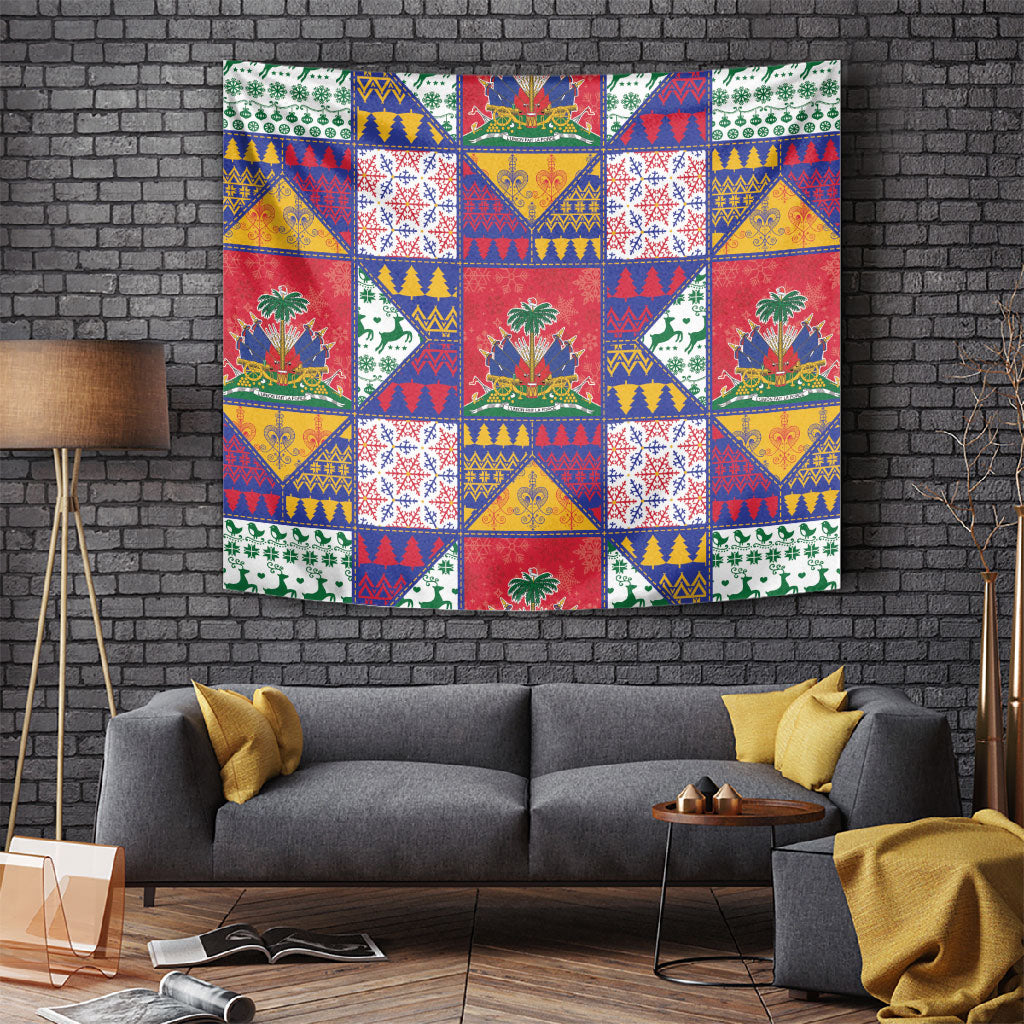 Haiti Christmas Tapestry Patchwork Style