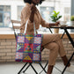 Haiti Christmas Tote Bag Patchwork Style