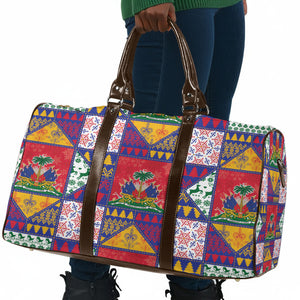 Haiti Christmas Travel Bag Patchwork Style