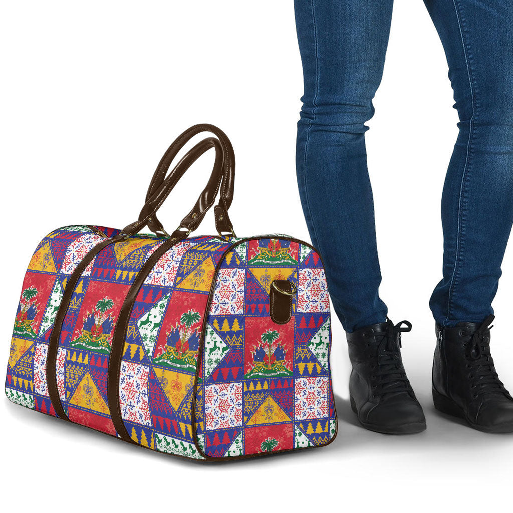 Haiti Christmas Travel Bag Patchwork Style