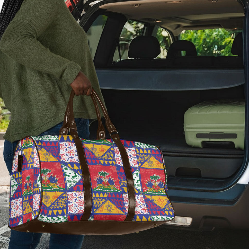Haiti Christmas Travel Bag Patchwork Style