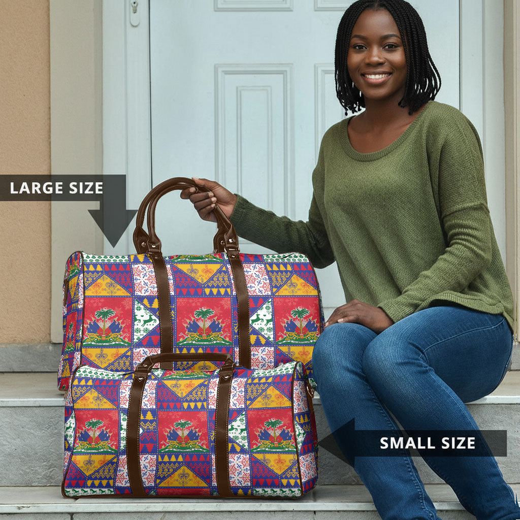 Haiti Christmas Travel Bag Patchwork Style