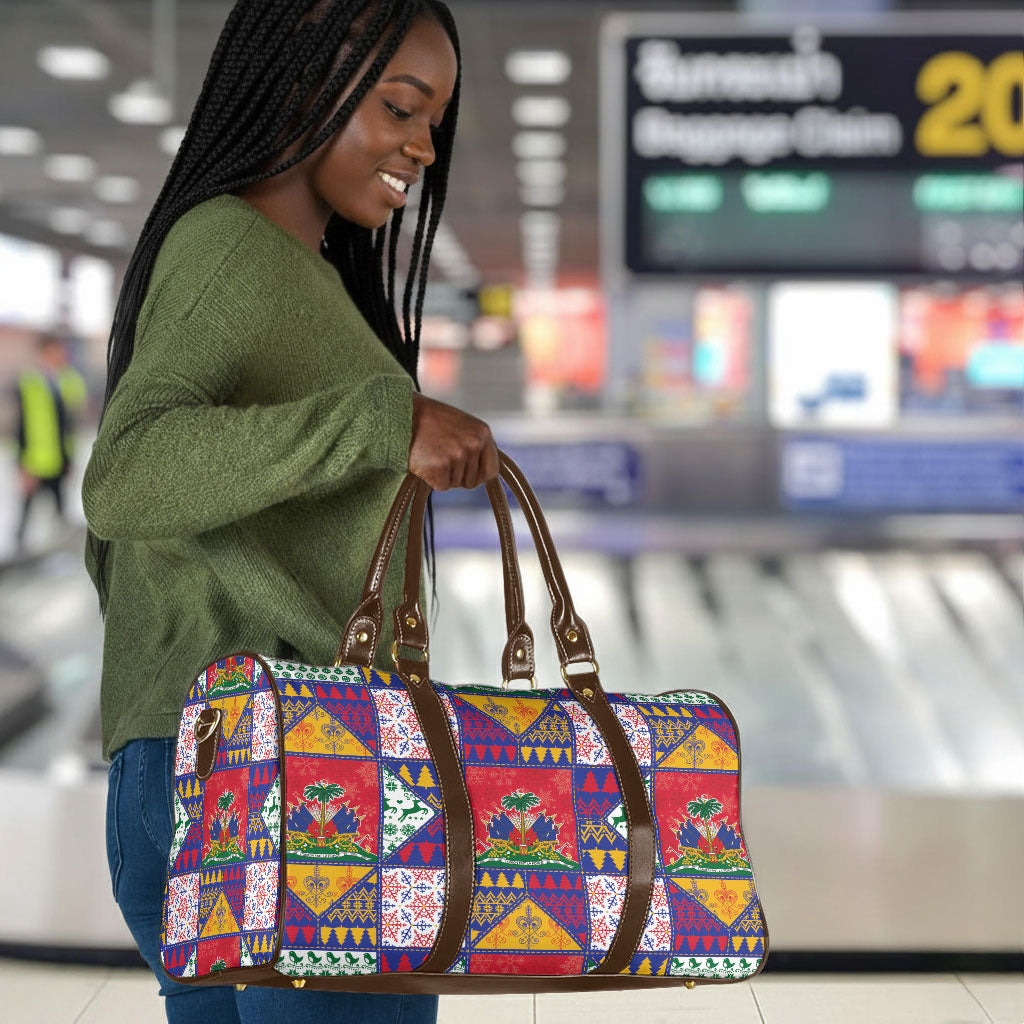 Haiti Christmas Travel Bag Patchwork Style