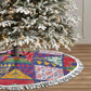 Haiti Christmas Tree Skirt Patchwork Style