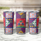 Haiti Christmas Tumbler Cup Patchwork Style