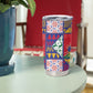Haiti Christmas Tumbler Cup Patchwork Style