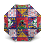 Haiti Christmas Umbrella Patchwork Style