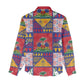 Haiti Christmas Women Casual Shirt Patchwork Style