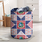 Liberia Christmas Laundry Basket Patchwork Style