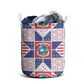 Liberia Christmas Laundry Basket Patchwork Style