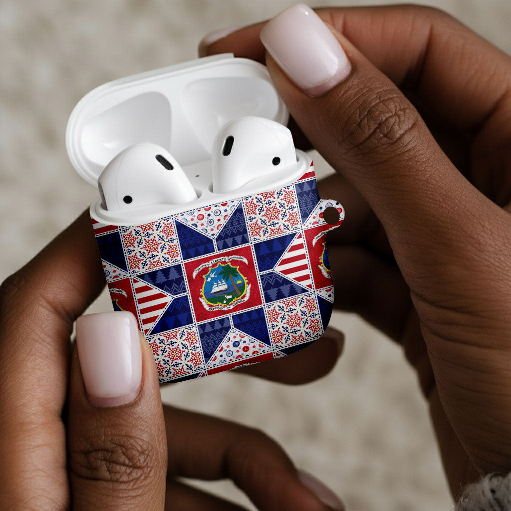 Liberia Christmas AirPods Case Patchwork Style