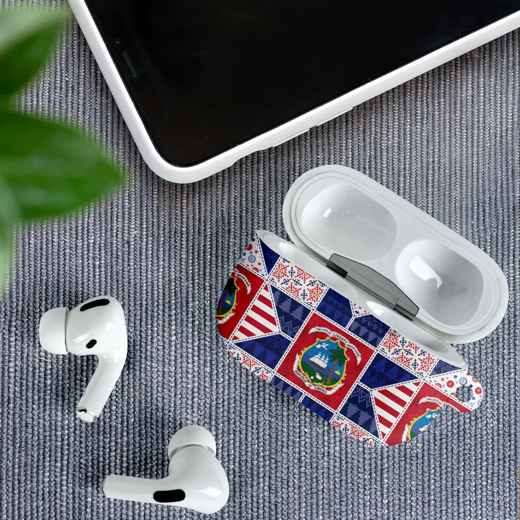 Liberia Christmas AirPods Case Patchwork Style