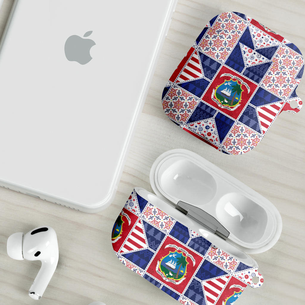Liberia Christmas AirPods Case Patchwork Style