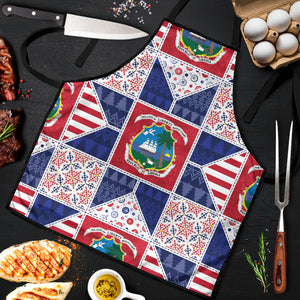 Liberia Christmas Apron Patchwork Style