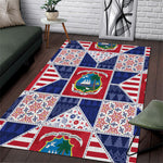 Liberia Christmas Area Rug Patchwork Style