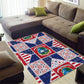 Liberia Christmas Area Rug Patchwork Style