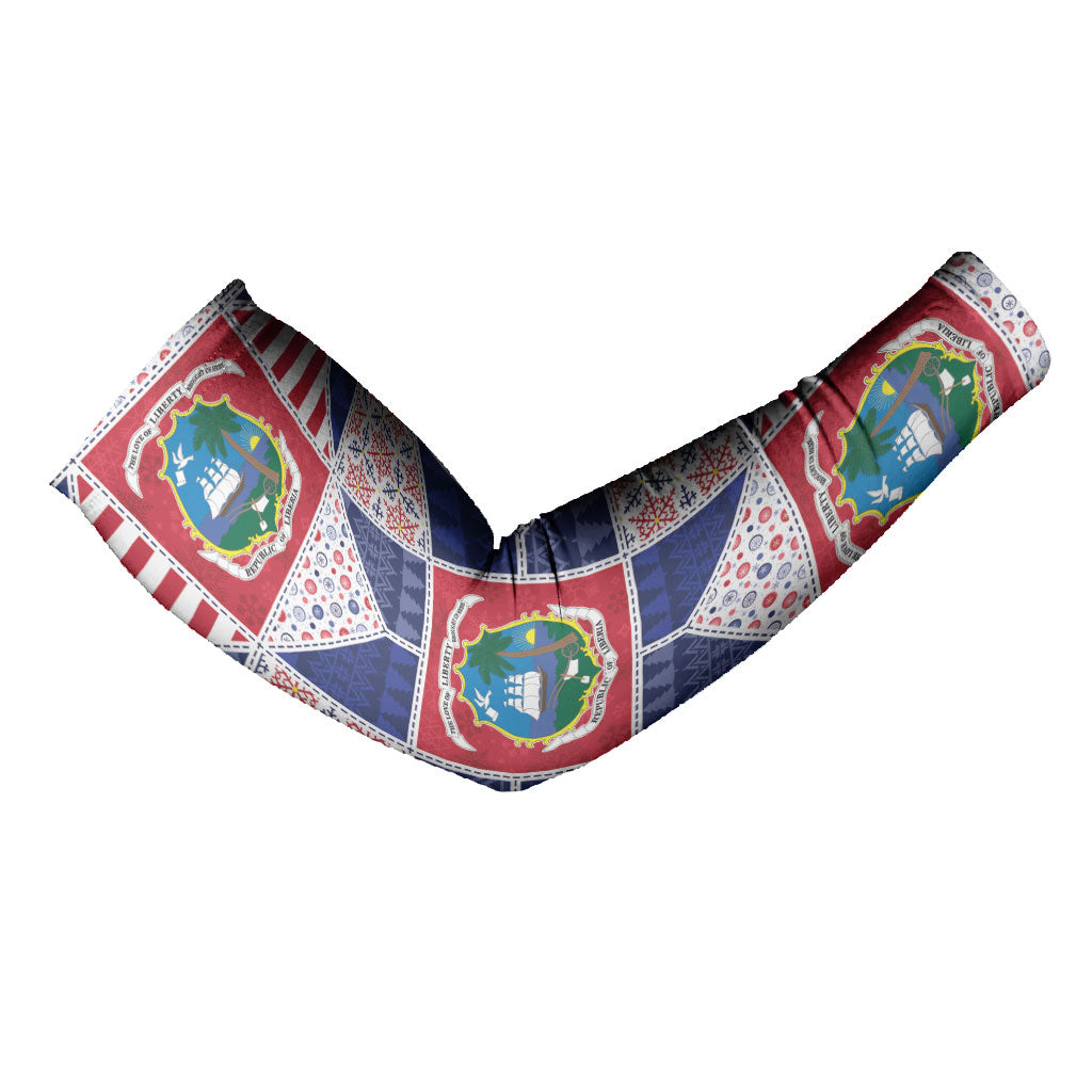 Liberia Christmas Arm Sleeves Patchwork Style