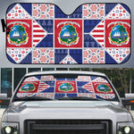 Liberia Christmas Auto Sun Shade Patchwork Style