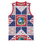 Liberia Christmas Basketball Jersey Patchwork Style