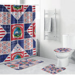 Liberia Christmas Bathroom Set Patchwork Style
