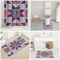 Liberia Christmas Bathroom Set Patchwork Style