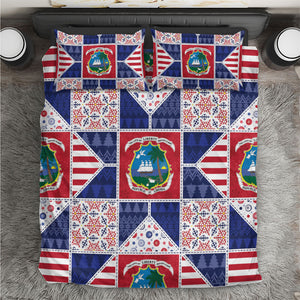 Liberia Christmas Bedding Set Patchwork Style