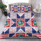 Liberia Christmas Bedding Set Patchwork Style