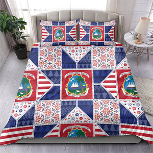 Liberia Christmas Bedding Set Patchwork Style