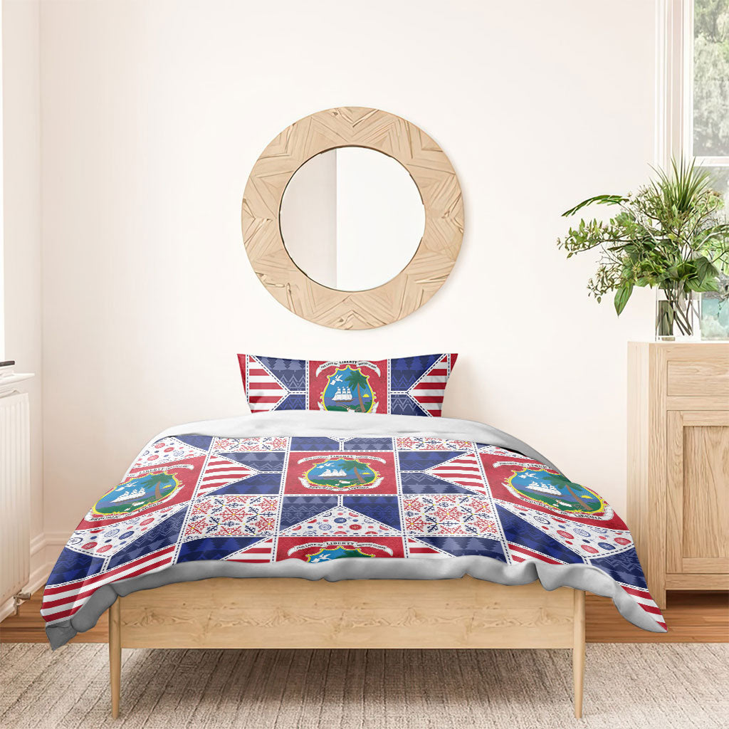 Liberia Christmas Bedding Set Patchwork Style
