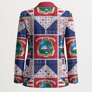 Liberia Christmas Blazer Patchwork Style