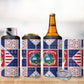 Liberia Christmas 4 in 1 Can Cooler Tumbler Patchwork Style