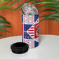 Liberia Christmas 4 in 1 Can Cooler Tumbler Patchwork Style