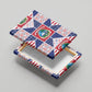 Liberia Christmas Canvas Wall Art Patchwork Style