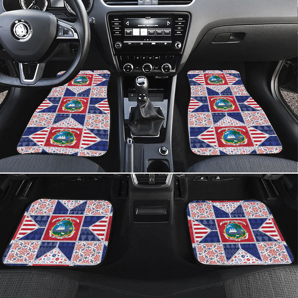 Liberia Christmas Car Mats Patchwork Style