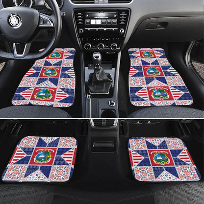Liberia Christmas Car Mats Patchwork Style