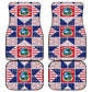 Liberia Christmas Car Mats Patchwork Style