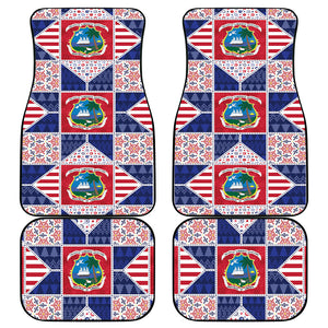 Liberia Christmas Car Mats Patchwork Style