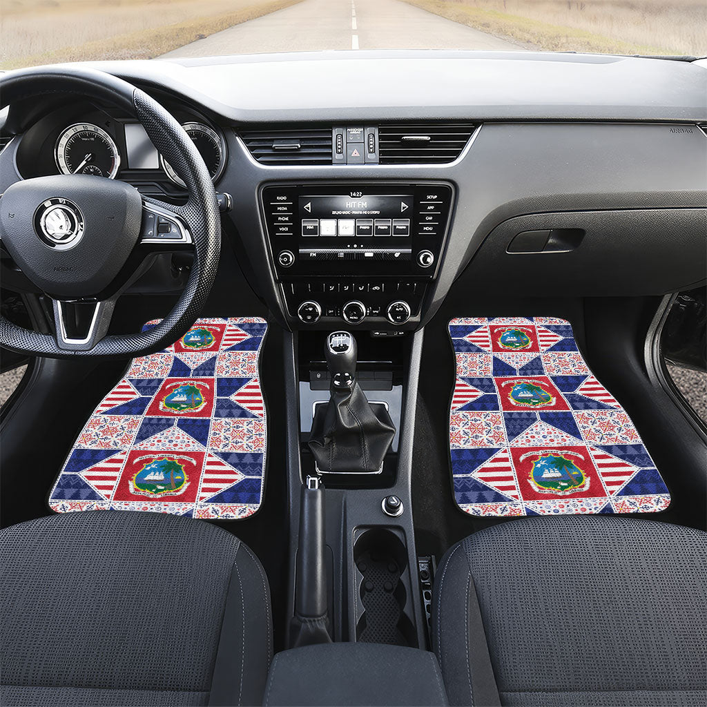Liberia Christmas Car Mats Patchwork Style