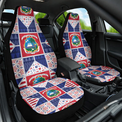 Liberia Christmas Car Seat Cover Patchwork Style