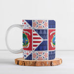 Liberia Christmas Ceramic Mug Patchwork Style