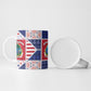 Liberia Christmas Ceramic Mug Patchwork Style