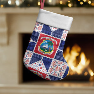 Liberia Christmas Stocking Patchwork Style