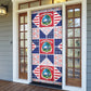 Liberia Christmas Door Cover Patchwork Style